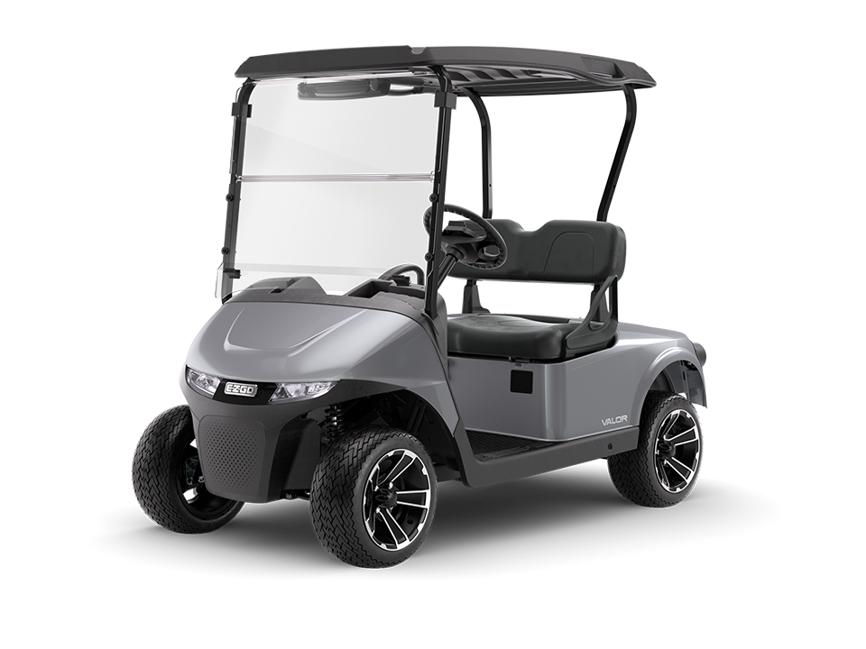 "Modern dashboard of the New EZGO Valor, showcasing user-friendly controls and displays."