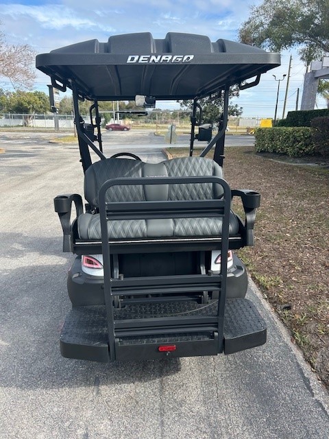 2024 White Denago Nomad Golf Cart - Image 4
